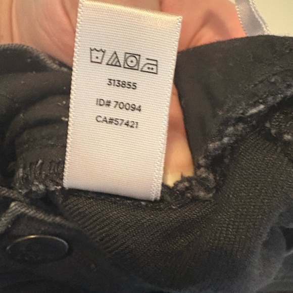 ✨ loft | modern straight jeans black size 10/30 0330 - Picture 12 of 13